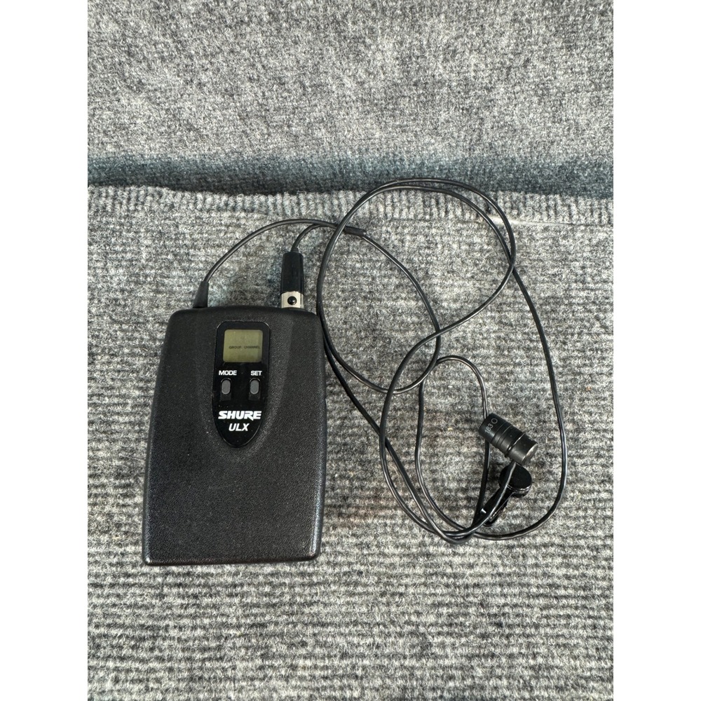 Shure ULX1-M1 Wireless Bodypack Transmitter with WL183 Lavalier Mic 662-698 MHz